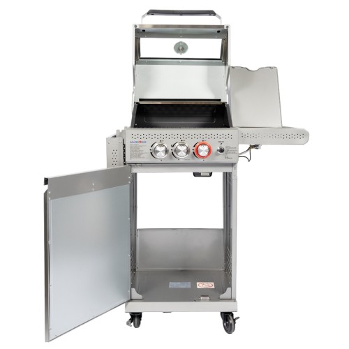 ΨΗΣΤΑΡΙΑ BBQ ΥΓΡΑΕΡΙΟΥ 2+1 INOX 9.5Kw CALFER BBQ-021