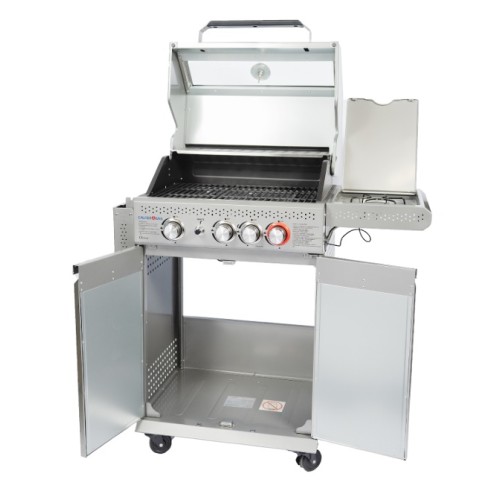 ΨΗΣΤΑΡΙΑ BBQ ΥΓΡΑΕΡΙΟΥ 3+1 INOX 12.5Kw CALFER BBQ-031