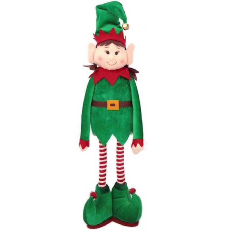 Ξωτικό τσόχινο πράσινο/κόκκινο 60εκ. PLASTONA 014.XELF0044